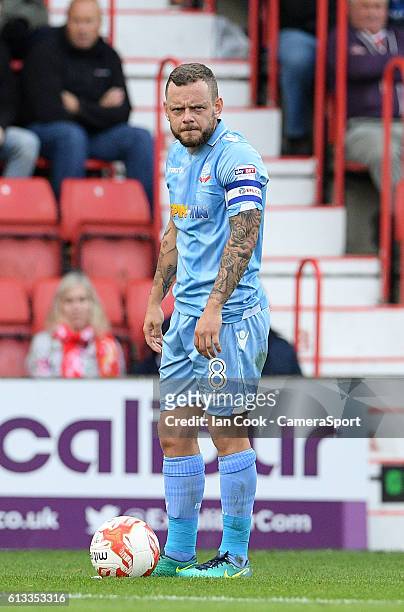 Bolton Wanderers Jay Spearing in action during todays match during the Sky Bet League One match between Swindon Town and Bolton Wanderers at County...