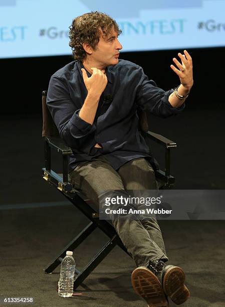 Writer and director Joshua Michael Stern speaks onstage during The New Yorker Festival 2016 at an exclusive screening of EPIX original series...