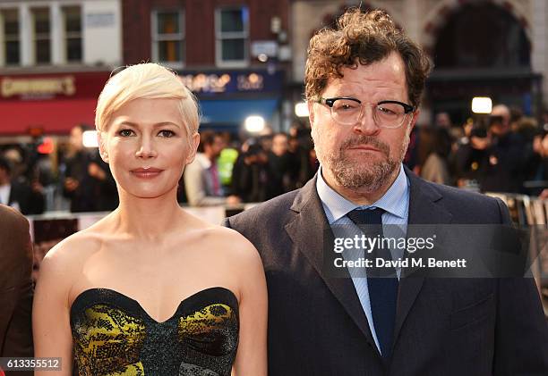 Michelle Williams and Kenneth Lonergan attend the 'Manchester By The Sea' International Premiere screening during the 60th BFI London Film Festival...