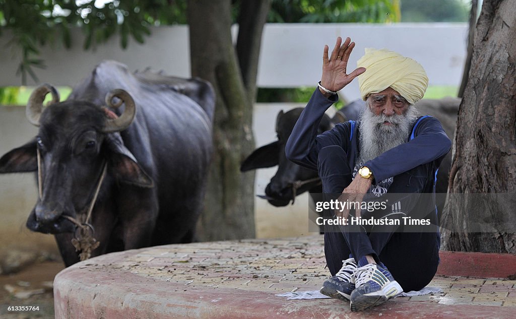 Profile Shoot Of Veteran Marathon Runner Fauja Singh