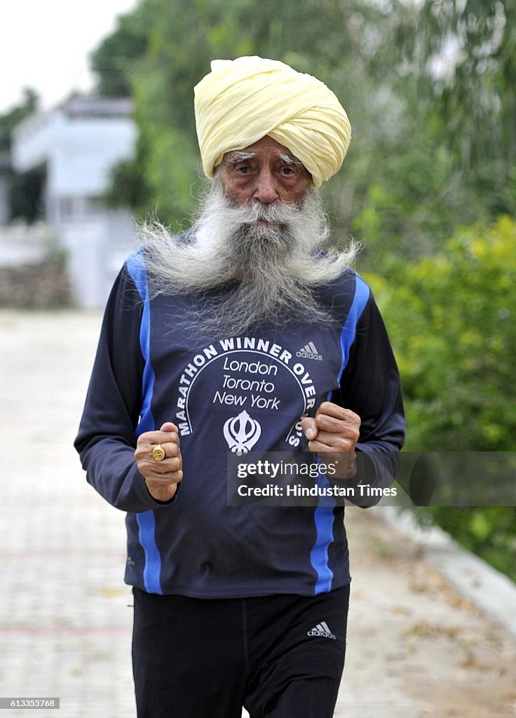 Profile Shoot Of Veteran Marathon Runner Fauja Singh