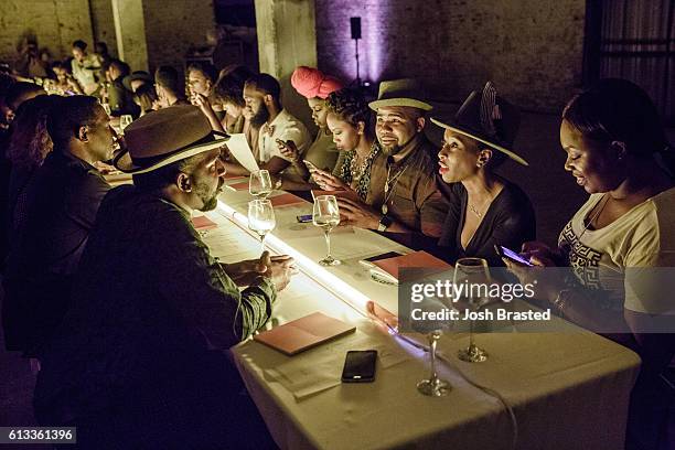 General view of the atmosphere at "A Seat At The Table", a listening event for Solange's new album at Saint Heron House on October 7, 2016 in New...