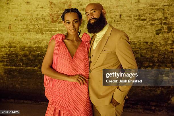 Solange Knowles and Alan Ferguson attend "A Seat At The Table", a listening event for Solange's new album at Saint Heron House on October 7, 2016 in...