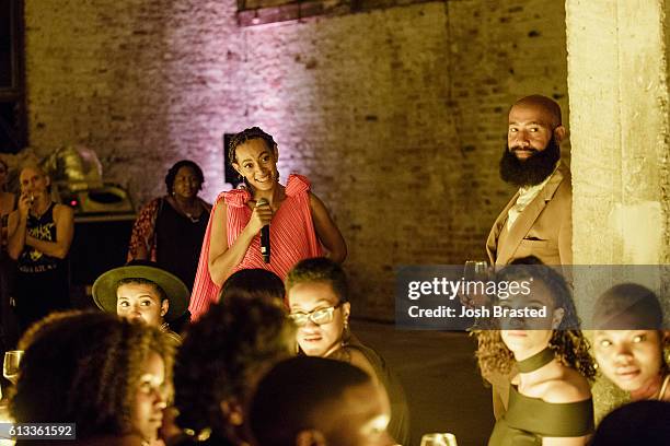 Solange Knowles and Alan Ferguson attend a "A Seat At The Table", a listening event for Solange's new album at Saint Heron House on October 7, 2016...