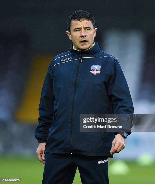 Galway , Ireland - 8 October 2016; Joint Galway United caretaker manager Gary O'Connor during the SSE Airtricity League Premier Division match...