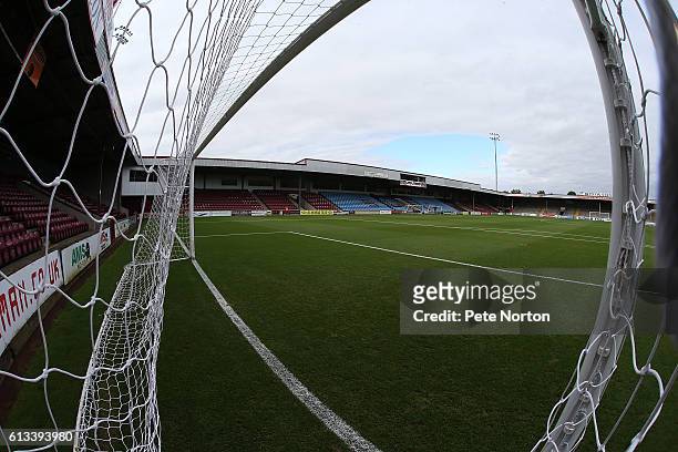 General view of Glanford Park prior to the Sky Bet League One match between Scunthorpe United and Northampton Town at Glanford Park on October 8,...