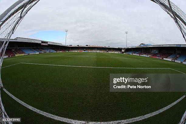 General view of Glanford Park prior to the Sky Bet League One match between Scunthorpe United and Northampton Town at Glanford Park on October 8,...