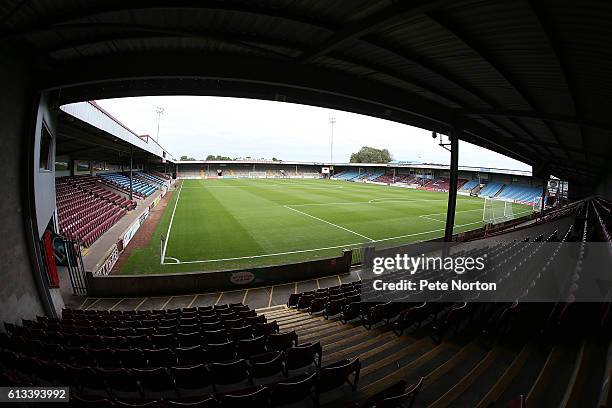 General view of Glanford Park prior to the Sky Bet League One match between Scunthorpe United and Northampton Town at Glanford Park on October 8,...