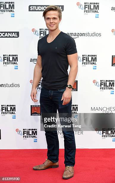 Dan Olsen attends the 'Manchester By The Sea' International Premiere screening during the 60th BFI London Film Festival at Odeon Leicester Square on...