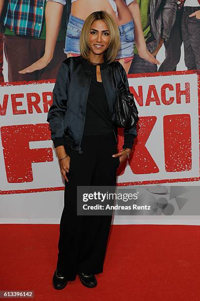 Sabrina Setlur attends 'Verrueckt nach Fixi' premiere on October 8, 2016 in Sulzbach, Germany.