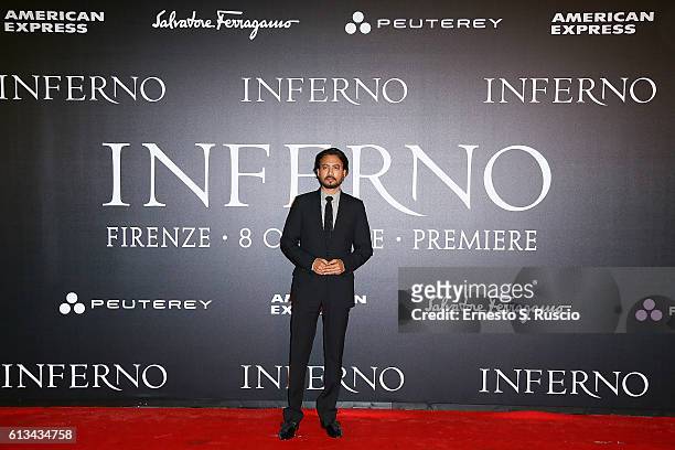 Irrfan Khan walks the red carpet at 'Inferno' premiere at Opera Di Firenze on October 8, 2016 in Florence, Italy.