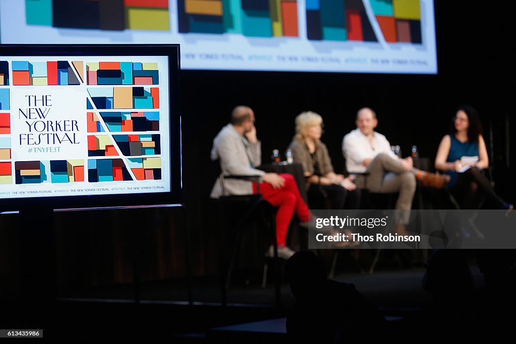 The New Yorker Festival 2016 - "Crazy Funny: Mental Health And TV Comedy," Featuring Maria Bamford, Raphael Bob-Waksberg, Stephan Falk, In Conversation With Emily Nussbaum
