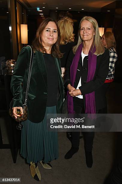Alexandra Shulman and Lady Jane Wellesley attend the exclusive pre-release screening of Ewan McGregor's directorial debut "American Pastoral" at The...