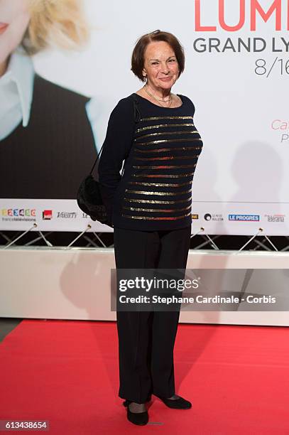 Francoise Arnoul attends the Opening Ceremony of the 8th Film Festival Lumiere on October 8, 2016 in Lyon, France.