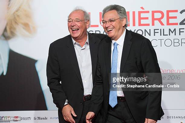 Samuel Hadida and Victor Hadida attend the Opening Ceremony of the 8th Film Festival Lumiere on October 8, 2016 in Lyon, France.