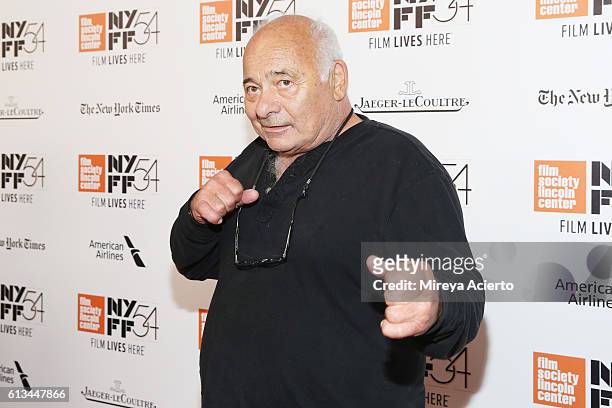 Actor Burt Young attends the premiere of "20th Century Women" at the 54th New York Film Festival on October 8, 2016 in New York City.