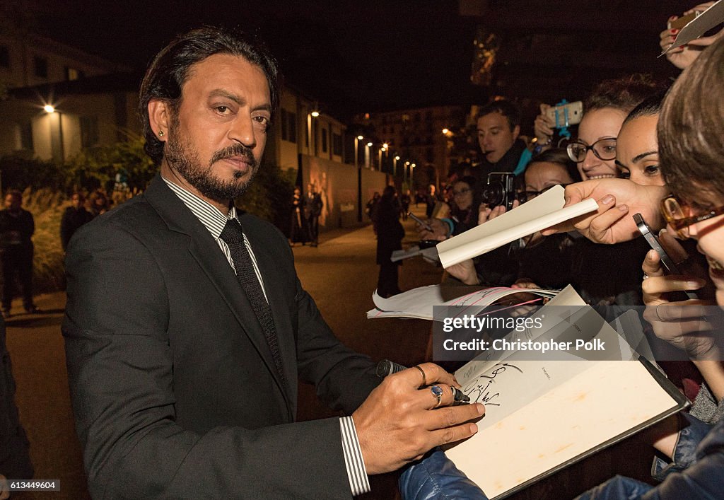 Irrfan Khan At 'Inferno' World Premiere