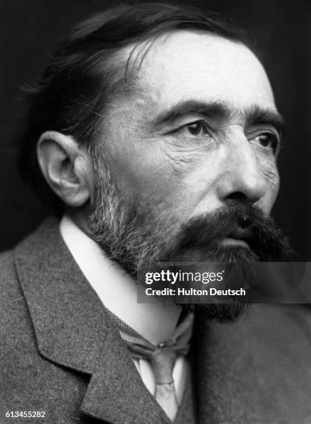 Joseph Conrad the Polish born British novelist and short story writer, author of Heart of Darkness and Lord Jim, ca. 1905.