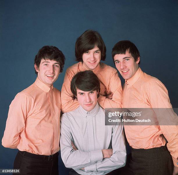 An early promotional shot of the English rock band The Kinks.