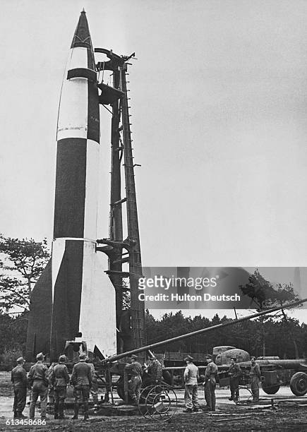 German "V-2" Rocket at Cuxhaven