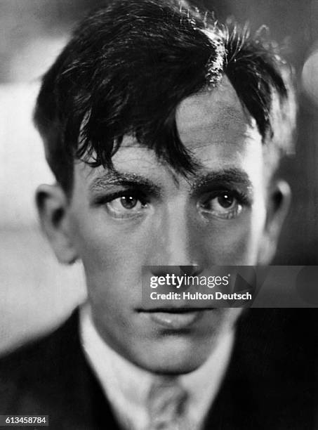 The English actor, dramatist and composer Noel Coward aged 26, by Lenare, 1925. His plays include Hay Fever and Blithe Spirit.