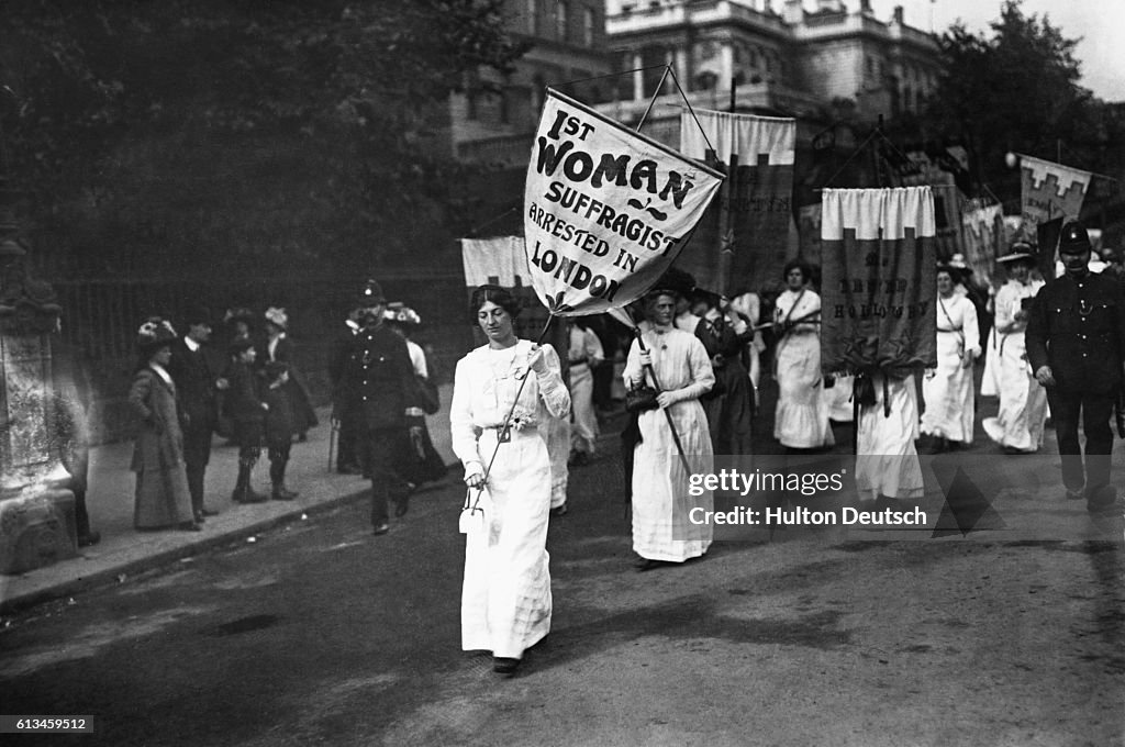 Suffragettes March in London