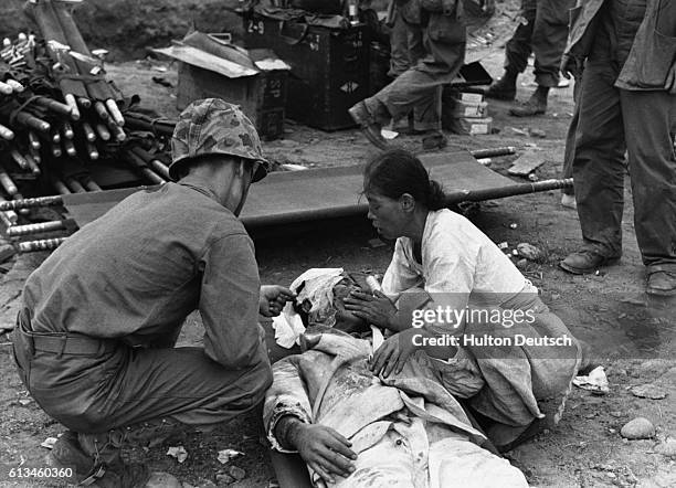 Korean War Series. With the United Nations forces going over to the offensive in Korea, 'Picture Post' sends cameraman Bert Hardy to record the...