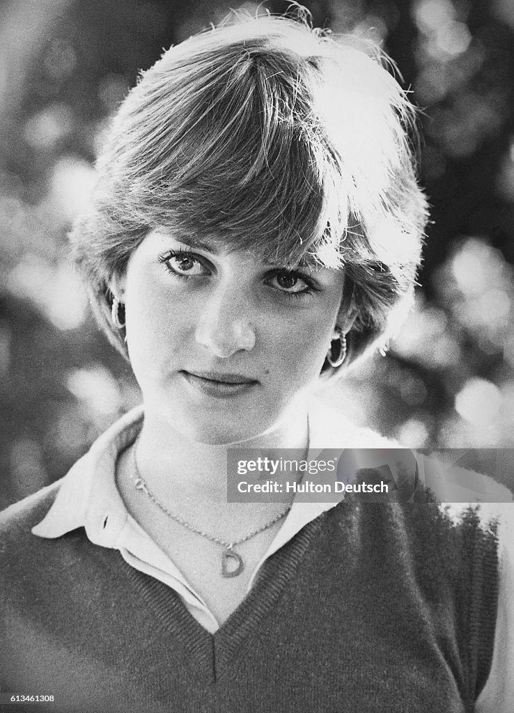 Lady Diana Spencer, third daughter of Earl Spencer. This picture was ...
