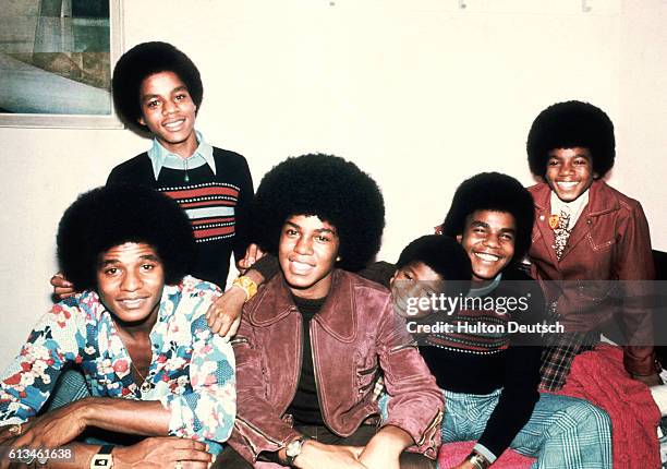 The Jackson Five, a 1970s Motown disco group influenced by soul. The brothers were managed by their father.