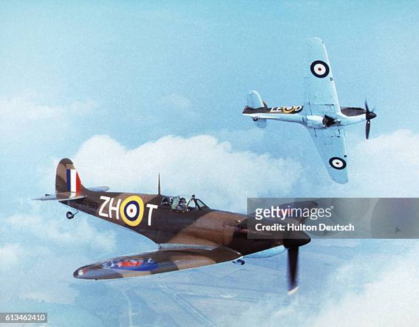 Hurricane And Spitfire Aircraft