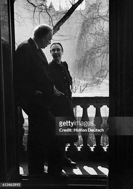 The British economist John Maynard Keynes with his wife, the former ballerina Lydia Lopokova.