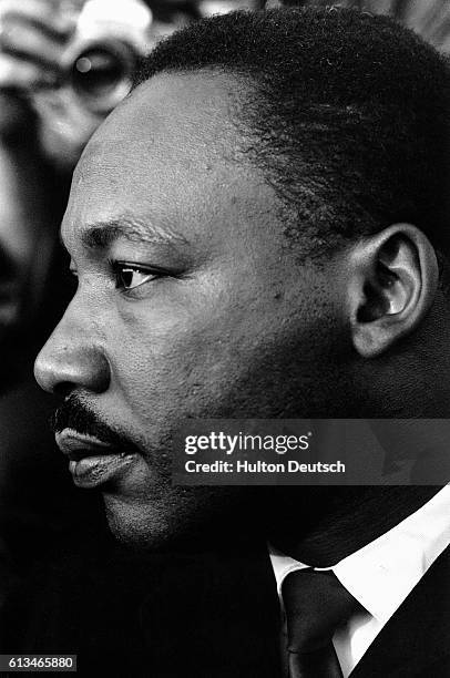 The American civil rights activist Martin Luther King .