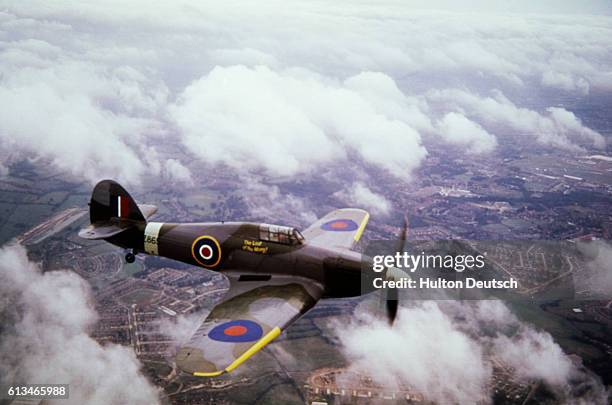 British manufactured Hawker Hurricane.