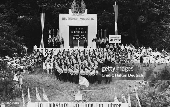 Strasserist Rally U.S.A. Nazi Rally, 1930's. News Photo - Getty Images