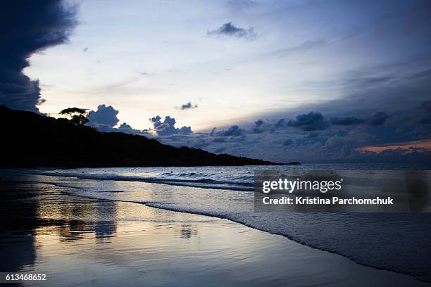 sunrise on sai kaew beach, koh samet - ko samet stock pictures, royalty-free photos & images