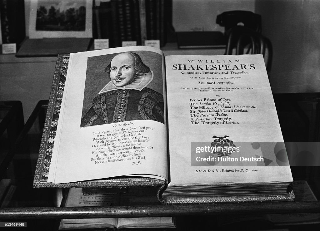 Third Folio Edition of Shakespeare's Complete Works