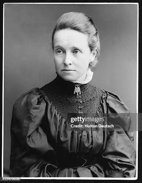 Millicent Fawcett the English sufragette and educational reformer.