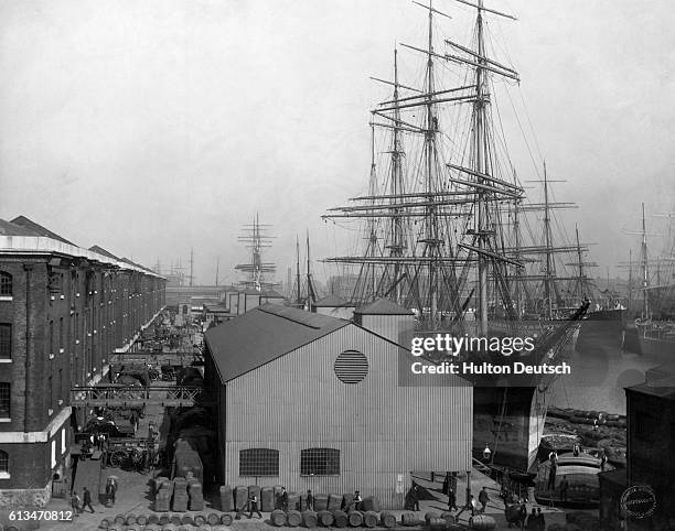 London Docks, ca. 1893.