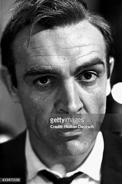 Sean Connery during filming of the James Bond film Goldfinger in 1964. He was first cast as James Bond, or 007, in 1962 for Dr. No and the unexpected...