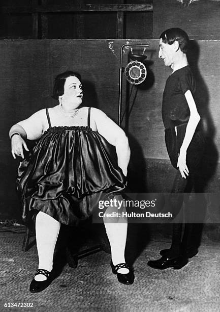 Fat Woman and Thin Man