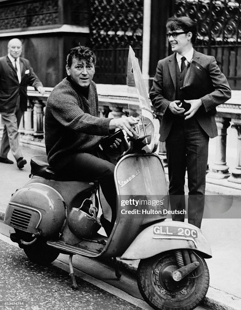 Gene Vincent Rides a Vespa