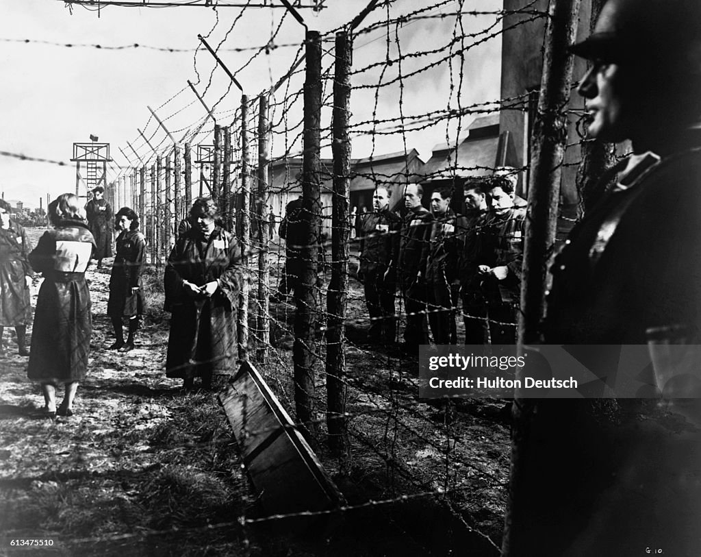 Prisoners in Concentration Camp