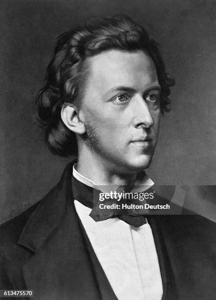 Polish composer and pianist Frederic Chopin.