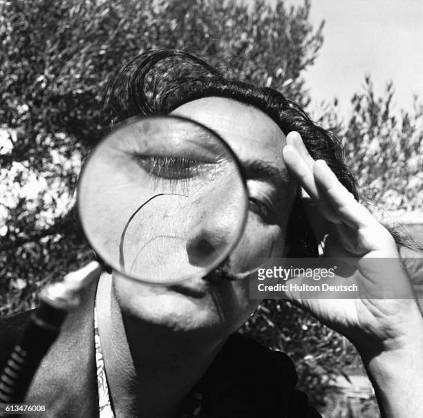 Day with Salvador Dali. Spanish surrealist painter Salvador Dali, 1955. Some people scoff at Salvador Dali as a truculent eccentric with a genius for...