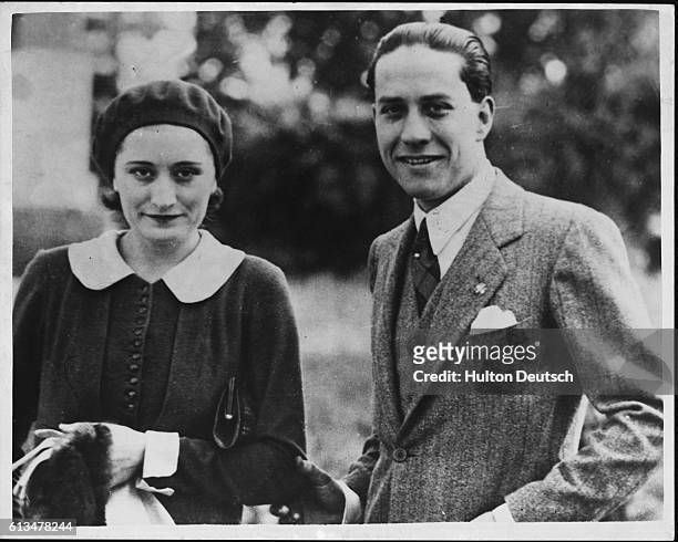 Mussolini's daughter Edda and her husband Count Ciano, who is the Italian Consul General in Shanghai.