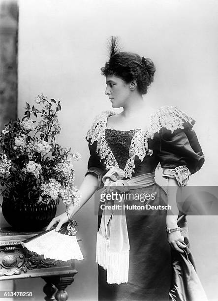 Lady Randolph Churchill the American society beauty who married the politician Sir Randolph Churchill in 1874. She was the mother of Sir Winston...