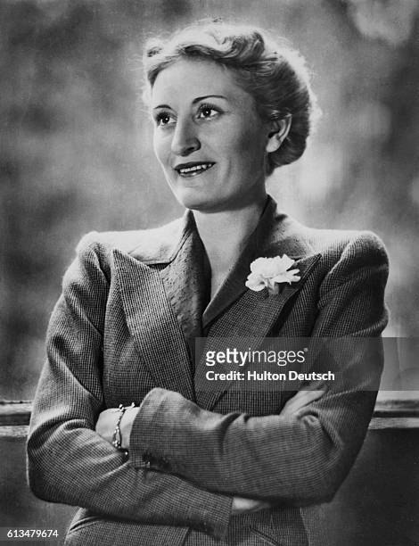 Countess Edda Ciano, the daughter of the Italian fascist leader, Benito Mussolini. She married Count Ciano in 1930.