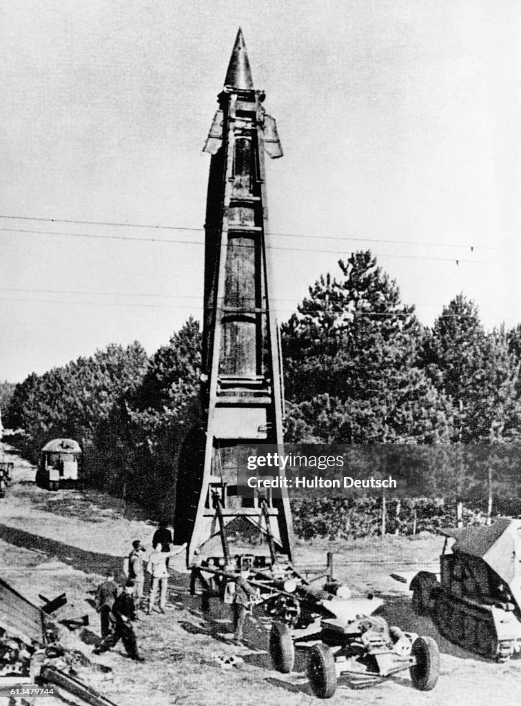 Second Rocket A Second World War V2 rocket. News Photo - Getty Images