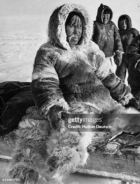 An Inuit walrus hunter, who suffered severe frostbite when the section of ice on which he was hunting broke away from the land, setting him and his...