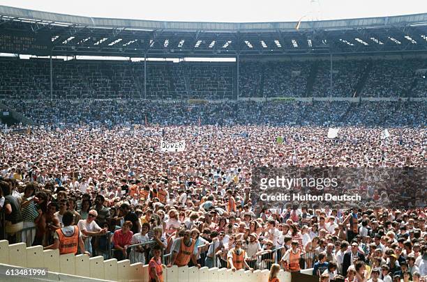General View Of The Live Aid Concert